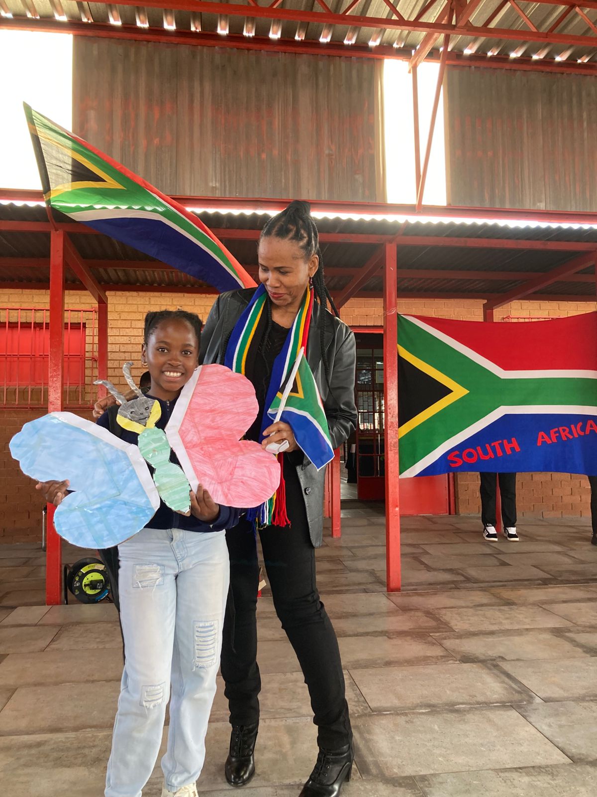 The South African Flag Da