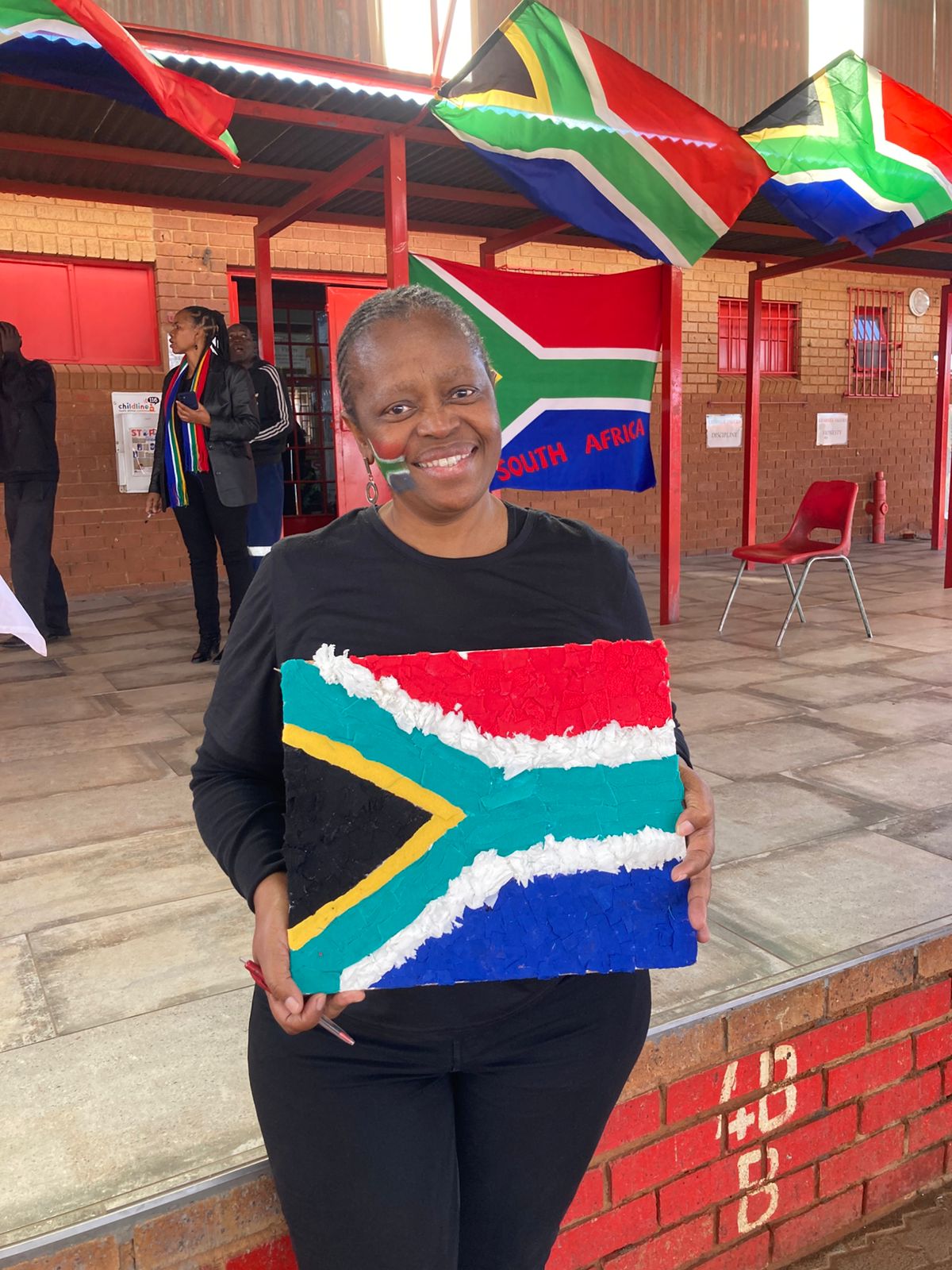 The South African Flag Da